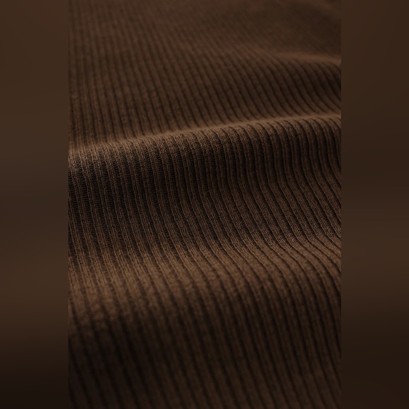 Ribbed Jumpsuit | Tan - Picture 6 of 6